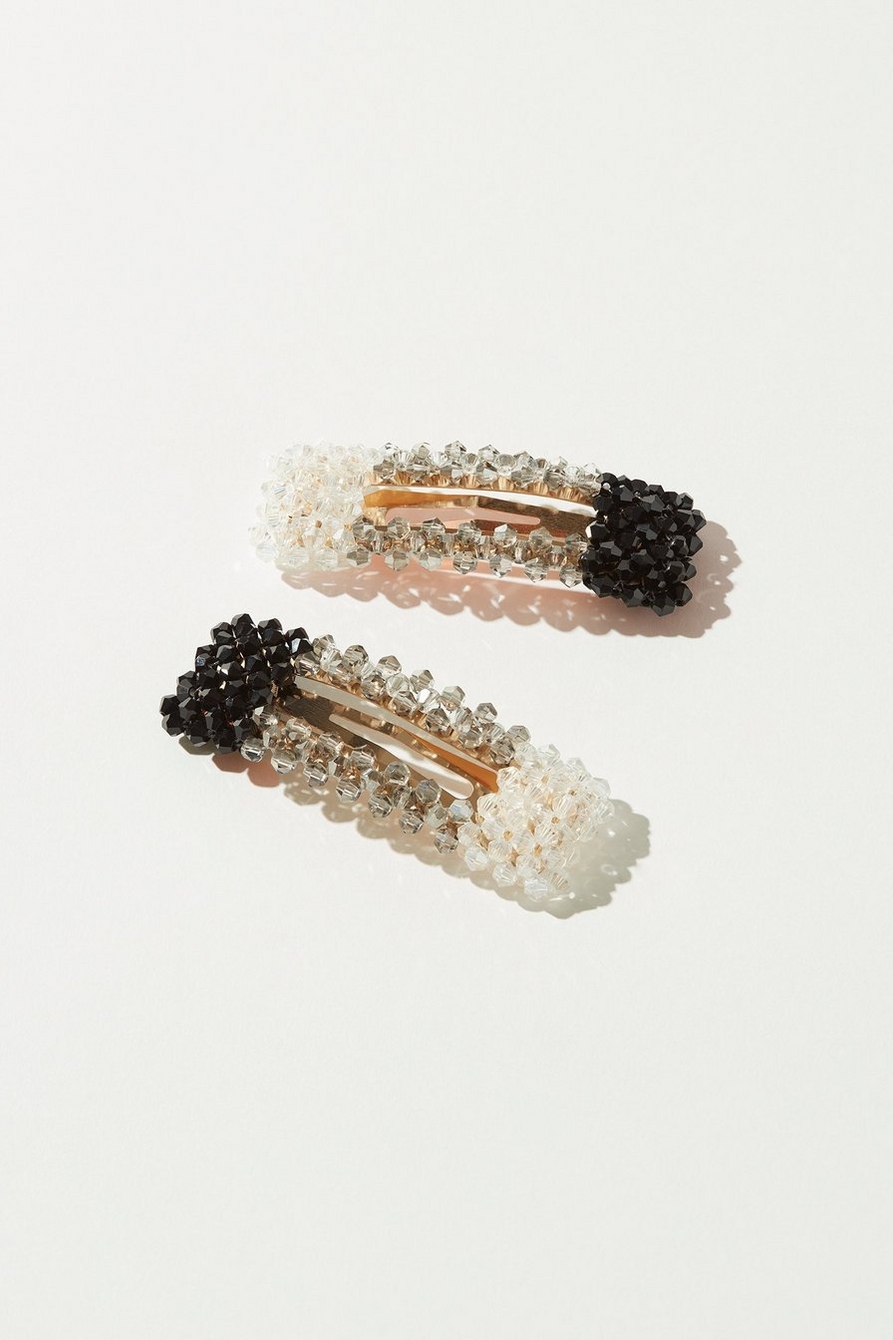 sparkle & shine beaded barrette set